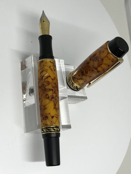 Olympian Elite2 Fountain Pen - 24kt Gold