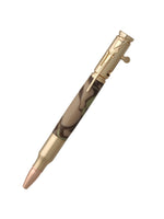 30 Caliber Bolt Action Bullet Cartridge Pen - 24kt Gold - Desert Safari Acrylic